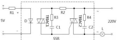 固態繼電器原理圖