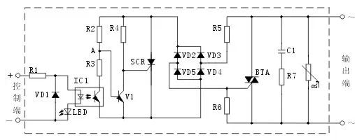固態繼電器原理圖