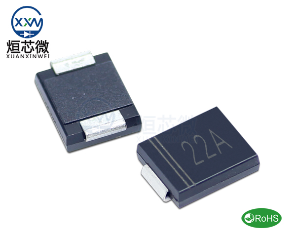 1.5SMC22A參數(shù),TVS二極管1.5SMC22A瞬態(tài)抑制二極管