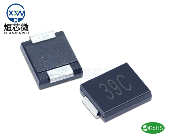 1.5SMC39CA參數,TVS二極管1.5SMC39CA瞬態抑制二極管