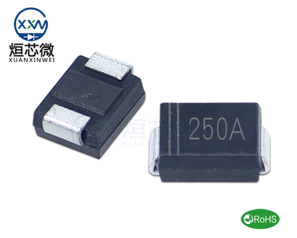 P6SMB250A參數(shù),TVS二極管P6SMB250A瞬態(tài)(變)抑制二極管